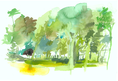 Greg Betza_Central Park Watercolor