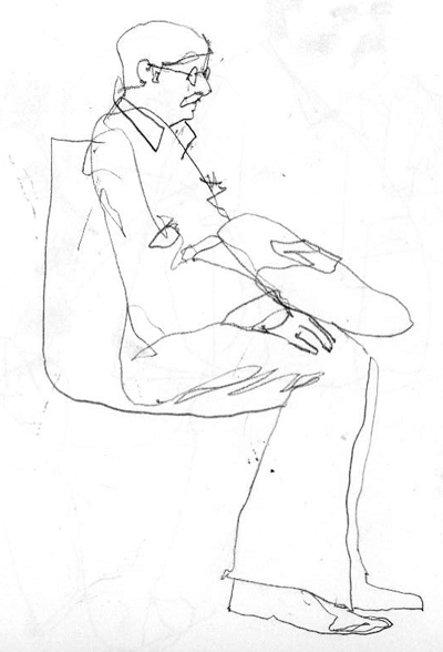 New York Commuter Ilustration