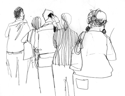 New York Commuter Ilustration
