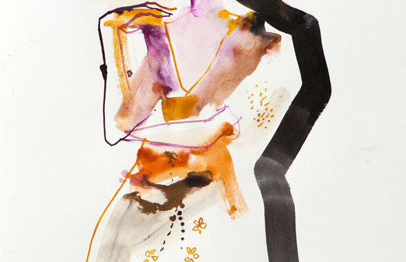 Pen & Ink fashion illustration